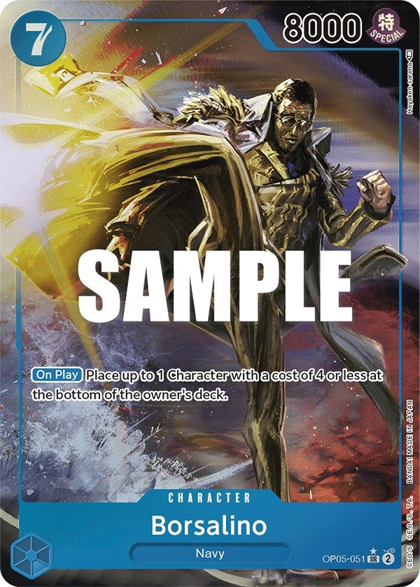 Image for Borsalino (Alternate Art) (Awakening of the New Era) (OP05-051) - One Piece Card Game