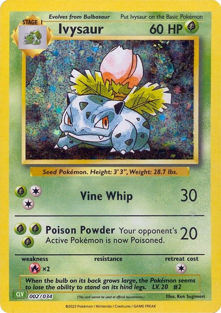 Image for Ivysaur (Trading Card Game Classic) (002/034) - Pokemon