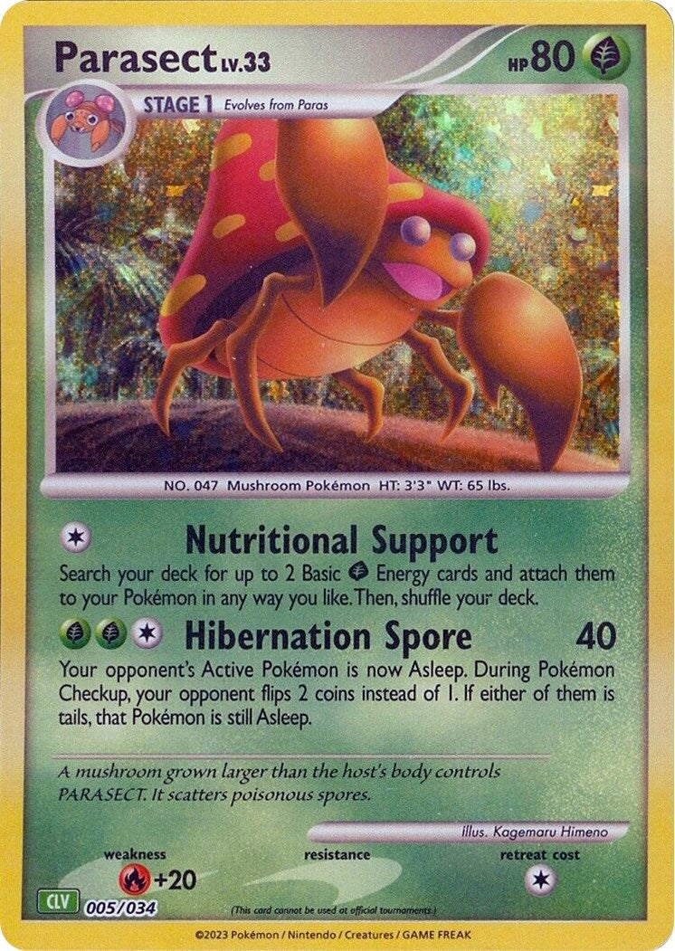 Image for Parasect (Trading Card Game Classic) (005/034) - Pokemon