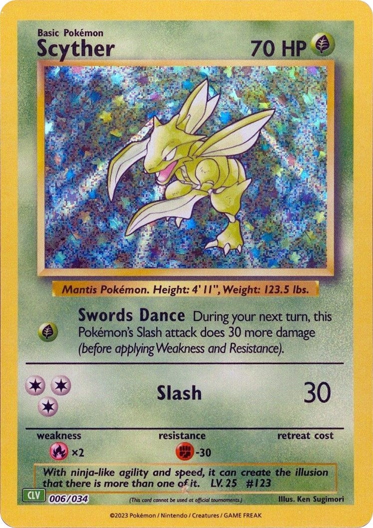 Image for Scyther (Trading Card Game Classic) (006/034) - Pokemon