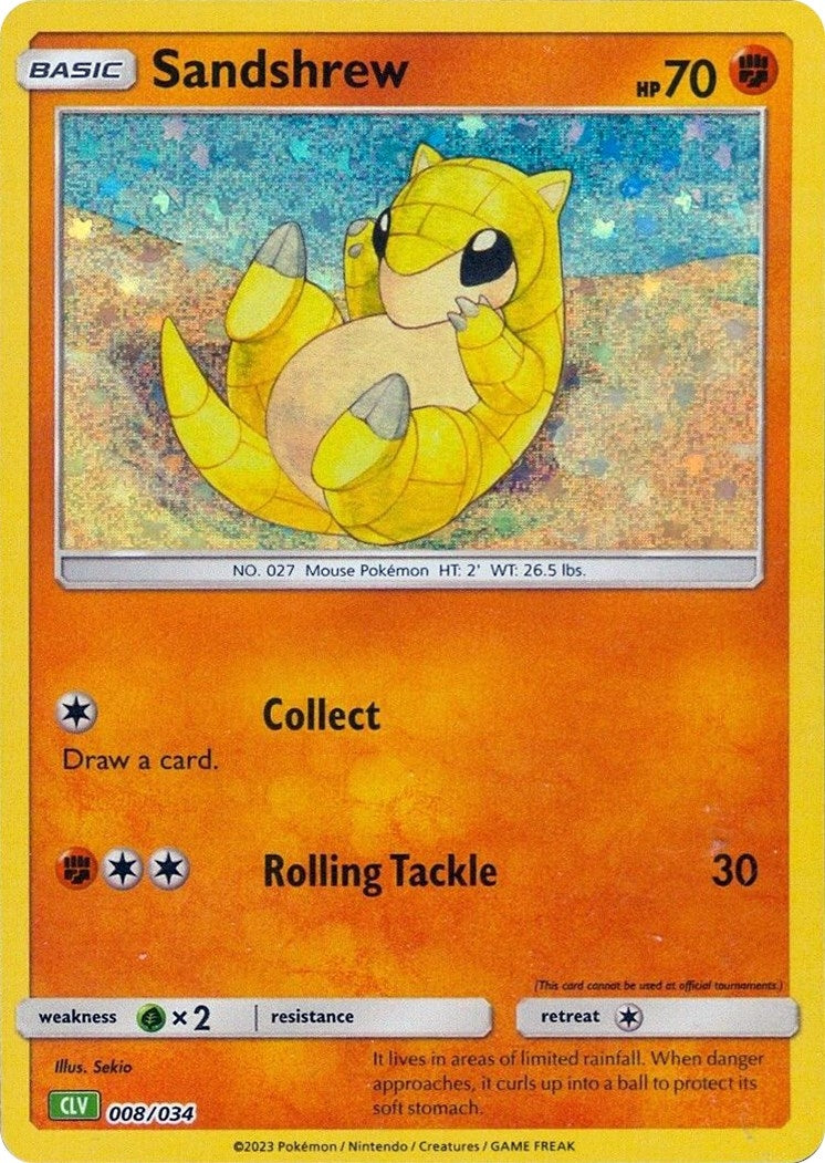 Image for Sandshrew (Trading Card Game Classic) (008/034) - Pokemon