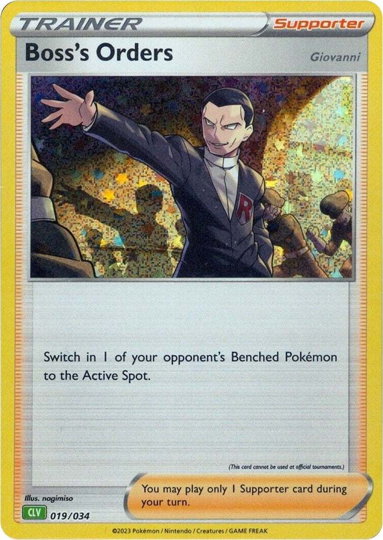 Image for Boss's Orders (CLV) (Trading Card Game Classic) (019/034) - Pokemon