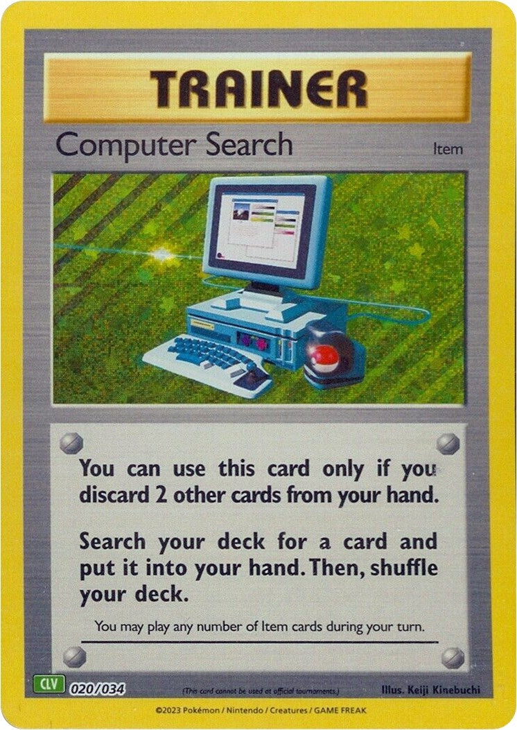 Image for Computer Search (CLV) (Trading Card Game Classic) (020/034) - Pokemon