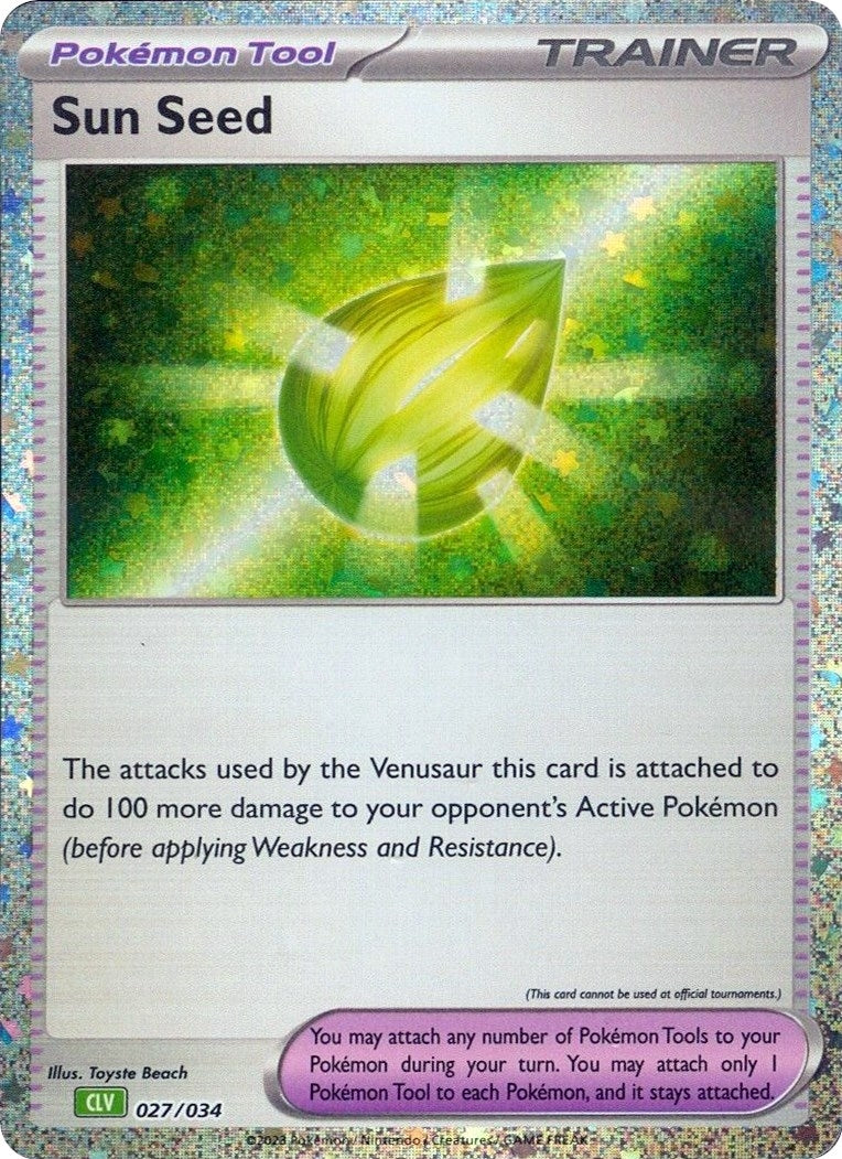 Image for Sun Seed (Trading Card Game Classic) (027/034) - Pokemon