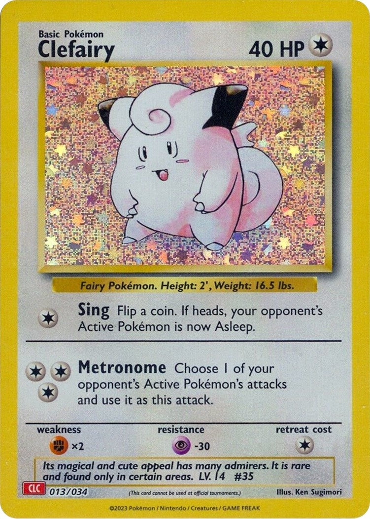 Image for Clefairy (Trading Card Game Classic) (013/034) - Pokemon