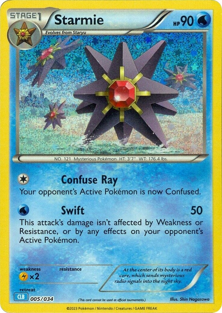 Image for Starmie (Trading Card Game Classic) (005/034) - Pokemon