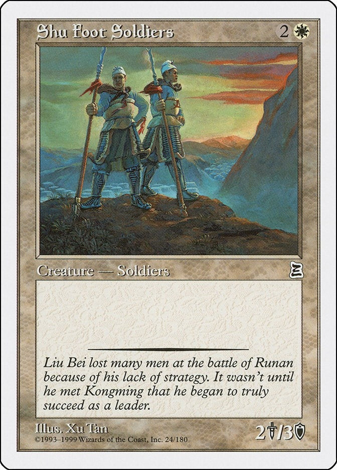Image for Shu Foot Soldiers (Portal Three Kingdoms) (24) - Magic: The Gathering