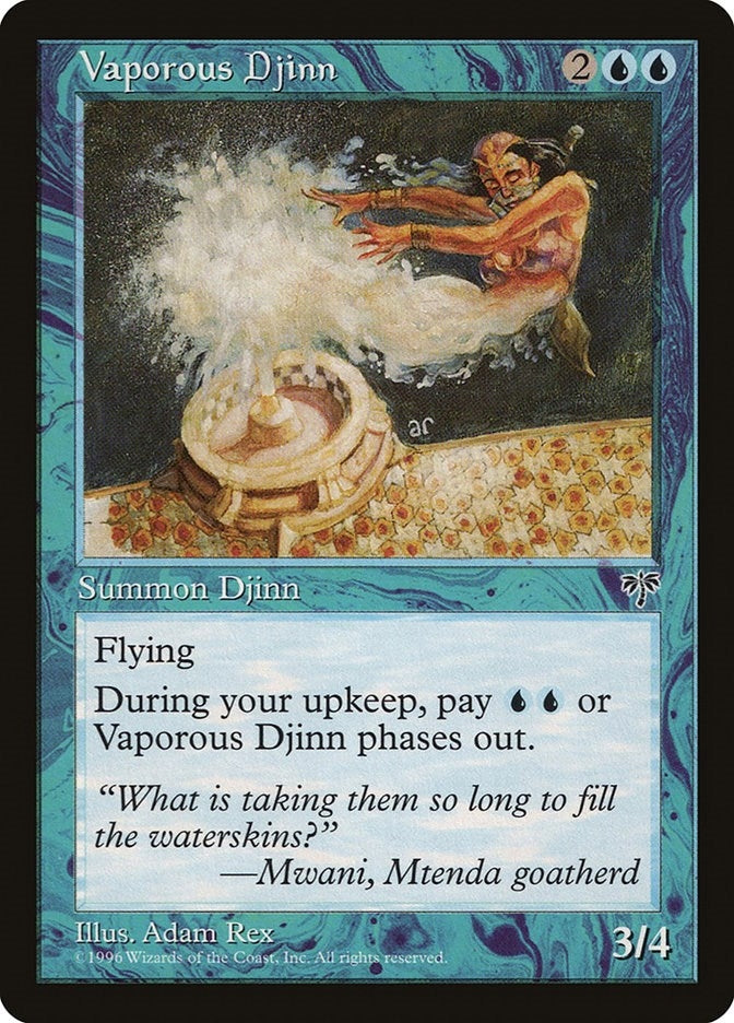 Image for Vaporous Djinn (Mirage) - Magic: The Gathering