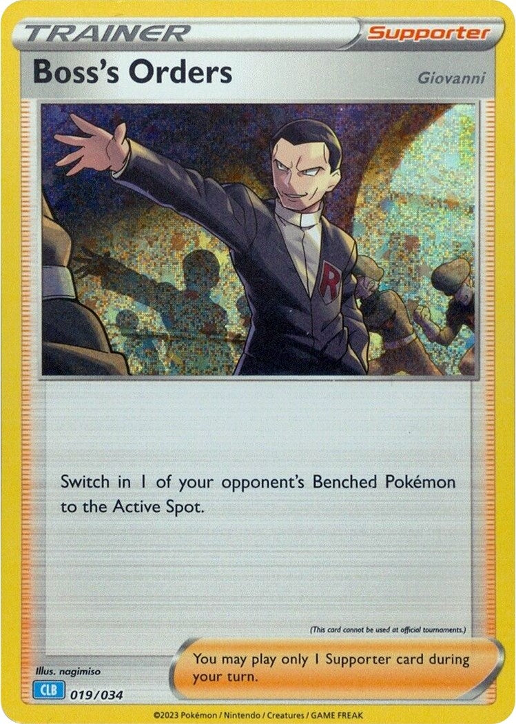 Image for Boss's Orders (CLB) (Trading Card Game Classic) (019/034) - Pokemon