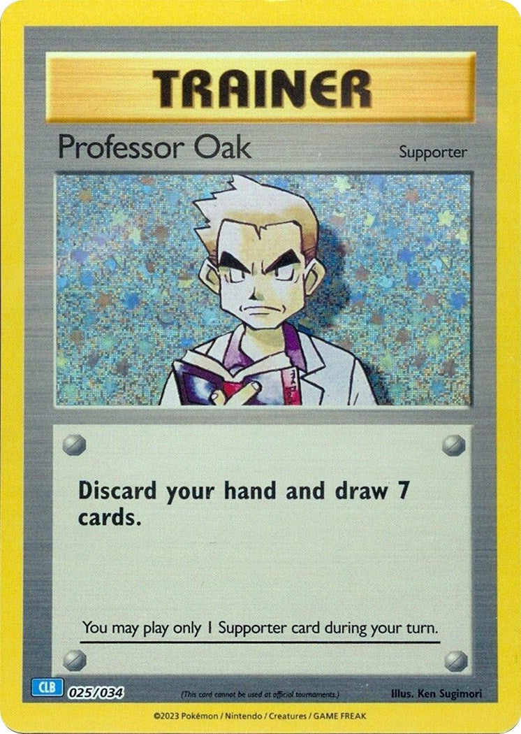 Image for Professor Oak (CLB) (Trading Card Game Classic) (025/034) - Pokemon
