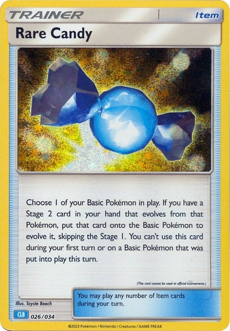 Image for Rare Candy (CLB) (Trading Card Game Classic) (026/034) - Pokemon