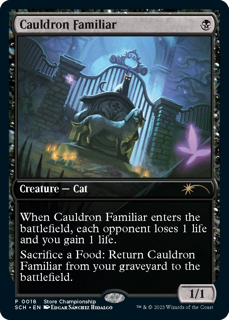 Image for Cauldron Familiar (Game Day & Store Championship Promos) (18) - Magic: The Gathering