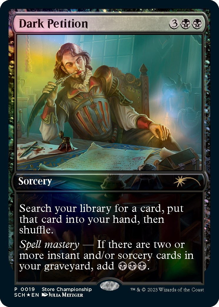 Image for Dark Petition (Game Day & Store Championship Promos) (19) - Magic: The Gathering