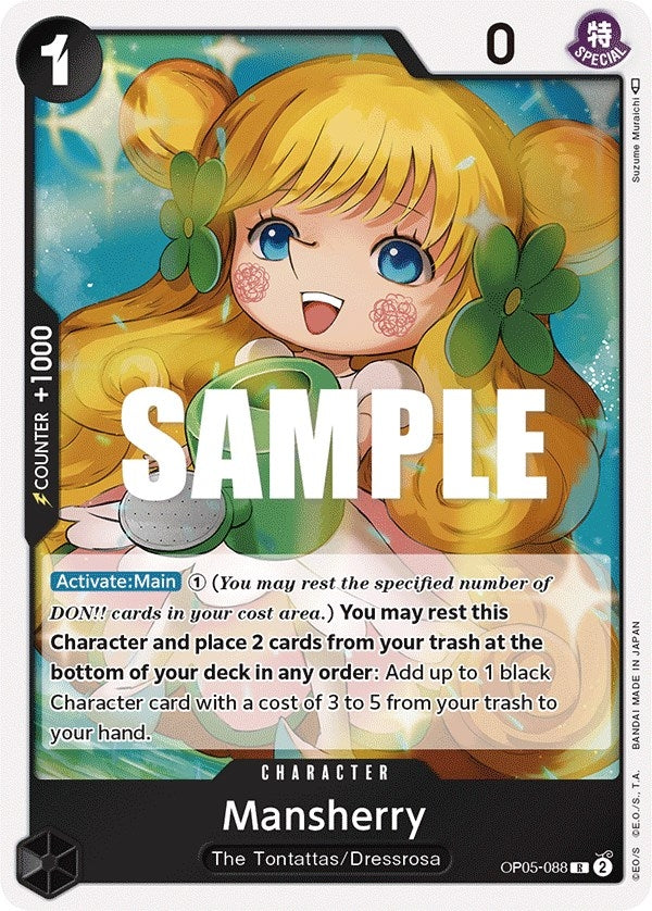Image for Mansherry (Awakening of the New Era) (OP05-088) - One Piece Card Game
