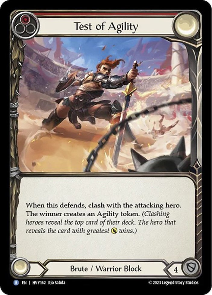 Image for Test of Agility (Heavy Hitters) (HVY162) - Flesh and Blood TCG