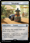 Image for Treasure (0002) // Dinosaur (0001) Double-Sided Token (Universes Beyond: Jurassic World Collection) (2 // 1) - Magic: The Gathering