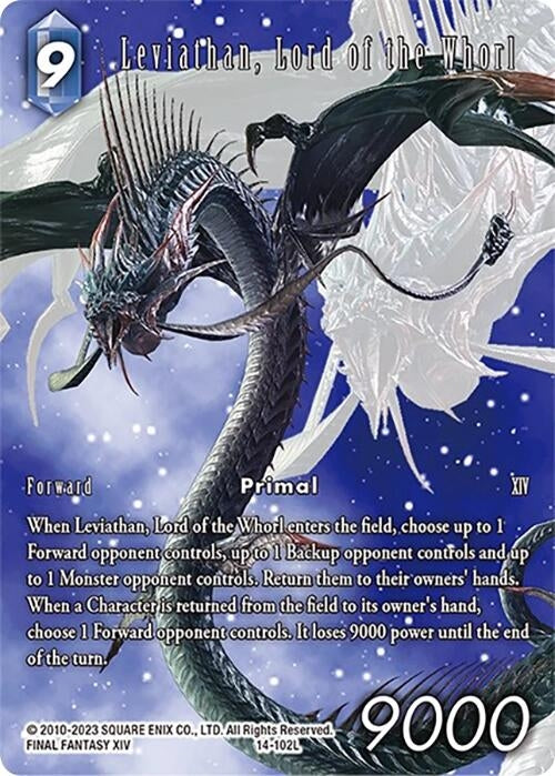 Image for Leviathan, Lord of the Whorl (Full Art) (Beyond Destiny) (14-102L) - Final Fantasy TCG