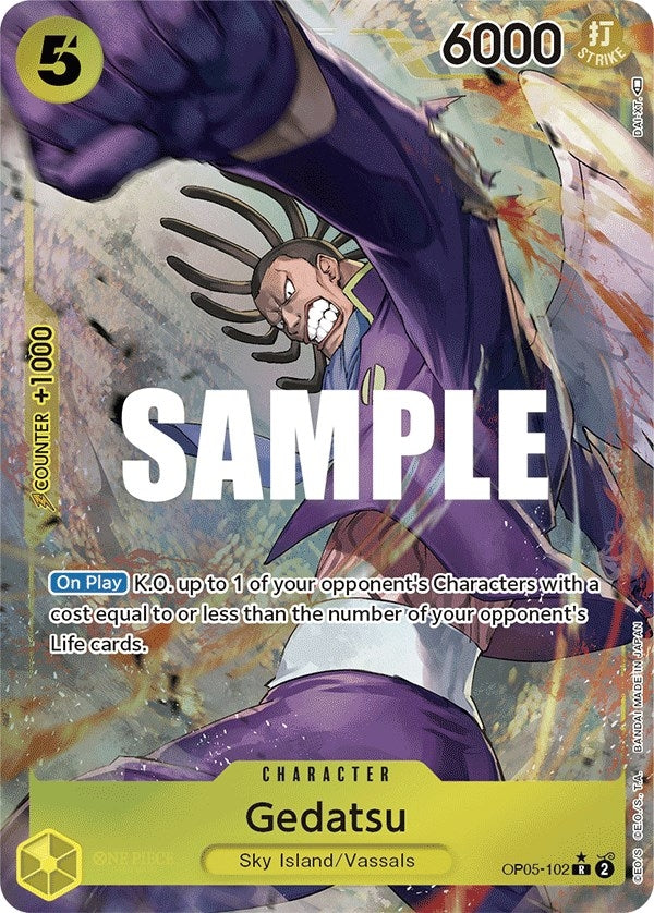 Image for Gedatsu (Alternate Art) (Awakening of the New Era) (OP05-102) - One Piece Card Game