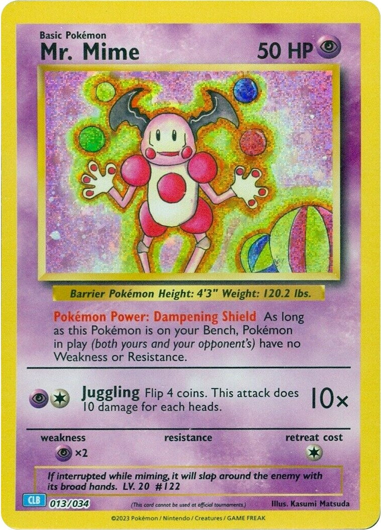 Image for Mr. Mime (Trading Card Game Classic) (013/034) - Pokemon
