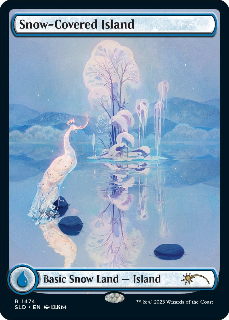 Image for Snow-Covered Island (1474) (Secret Lair Drop Series) (1474) - Magic: The Gathering