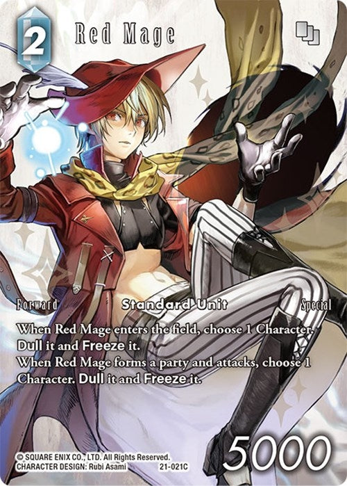 Image for Red Mage (Full Art) (Beyond Destiny) (21-021C) - Final Fantasy TCG