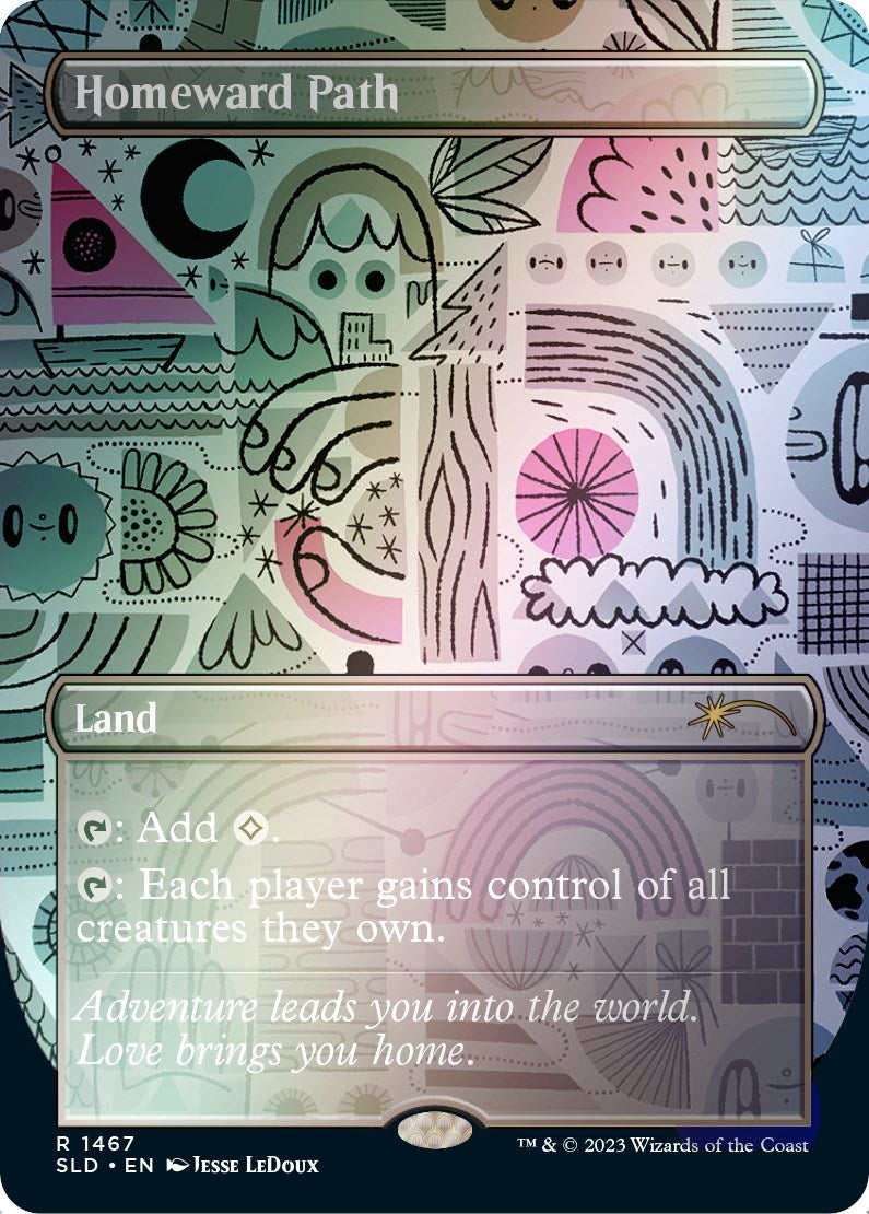 Image for Homeward Path (1467) (Rainbow Foil) (Secret Lair Drop Series) (1467) - Magic: The Gathering