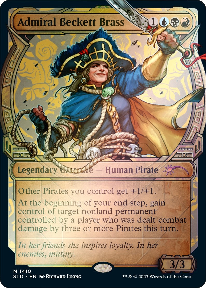 Image for Admiral Beckett Brass (Rainbow Foil) (Secret Lair Drop Series) (1410) - Magic: The Gathering