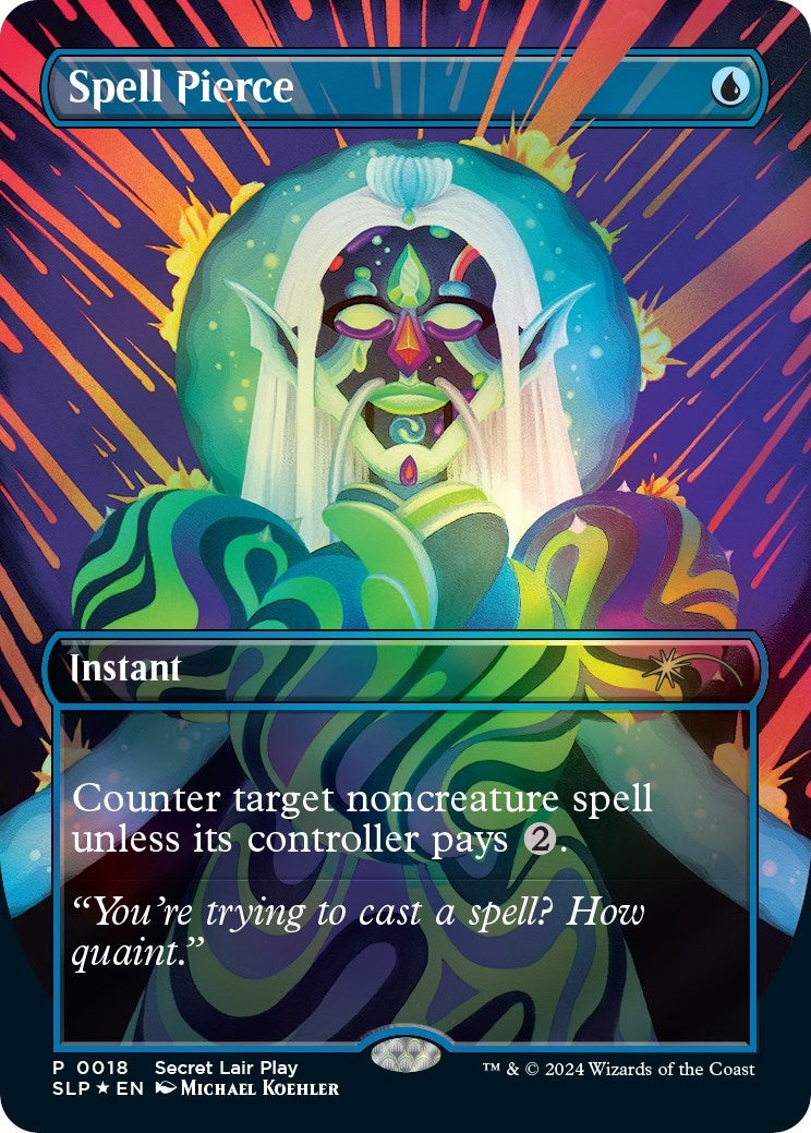 Image for Spell Pierce (Secret Lair Showdown) (18) - Magic: The Gathering