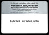 Image for Code Card - Iron Valiant ex Box - Pokemon