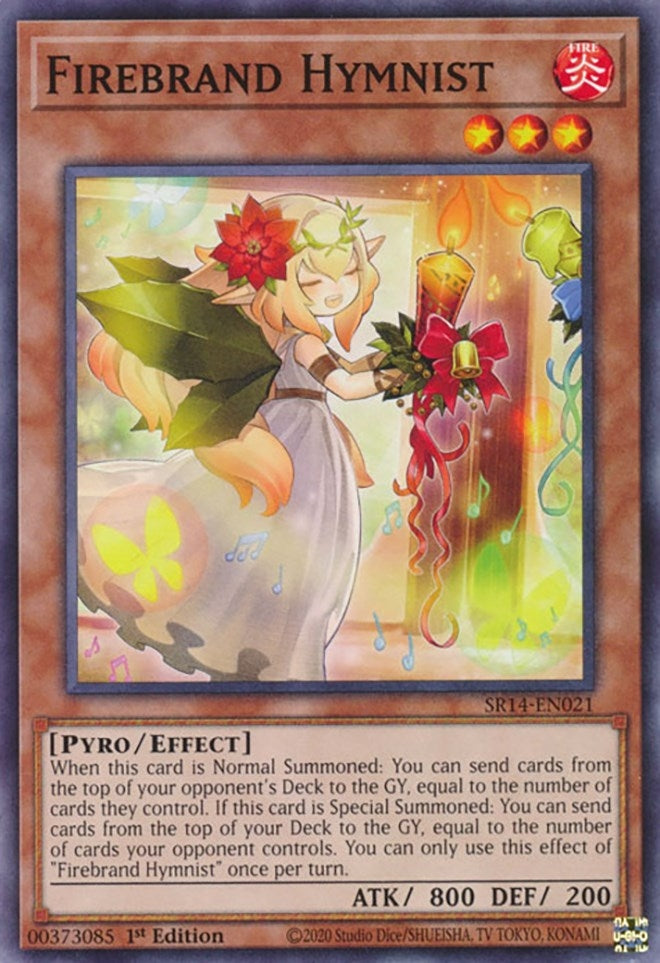 Image for Firebrand Hymnist (Structure Deck: Fire Kings) (SR14-EN021) - YuGiOh