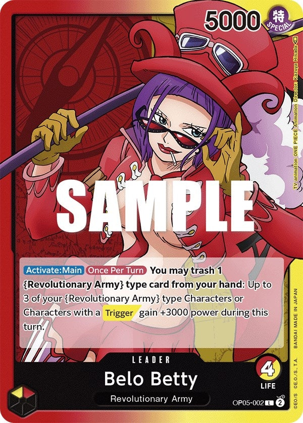 Image for Belo Betty (002) (Awakening of the New Era) (OP05-002) - One Piece Card Game