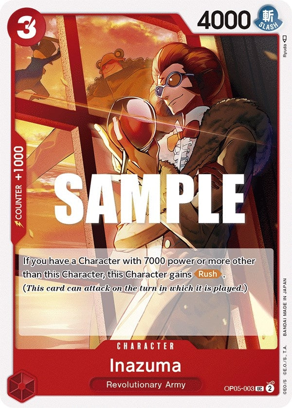 Image for Inazuma (Awakening of the New Era) (OP05-003) - One Piece Card Game