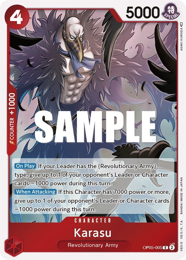 Image for Karasu (Awakening of the New Era) (OP05-005) - One Piece Card Game