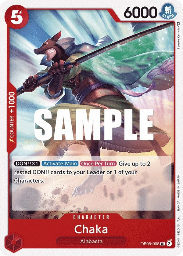 Image for Chaka (Awakening of the New Era) (OP05-008) - One Piece Card Game