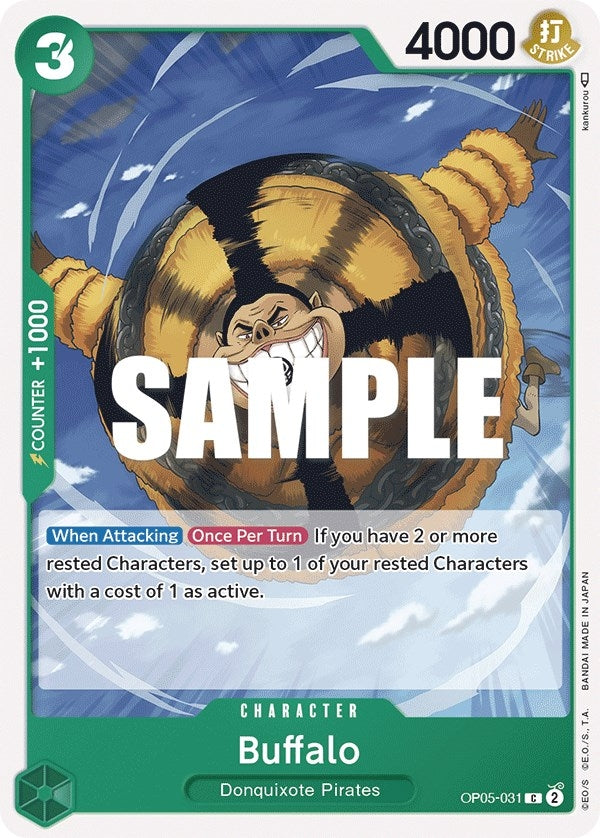 Image for Buffalo (Awakening of the New Era) (OP05-031) - One Piece Card Game
