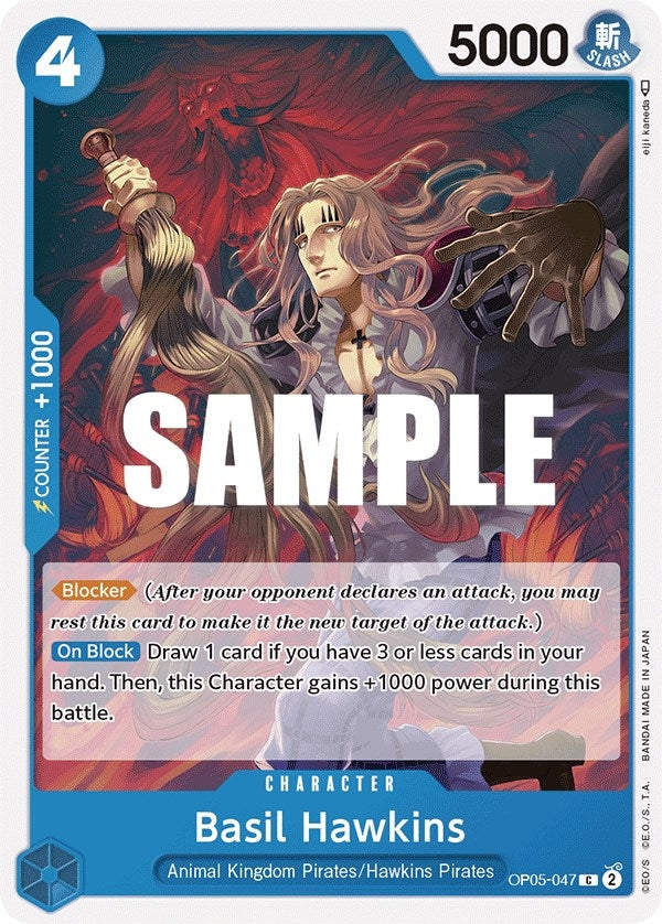 Image for Basil Hawkins (Awakening of the New Era) (OP05-047) - One Piece Card Game