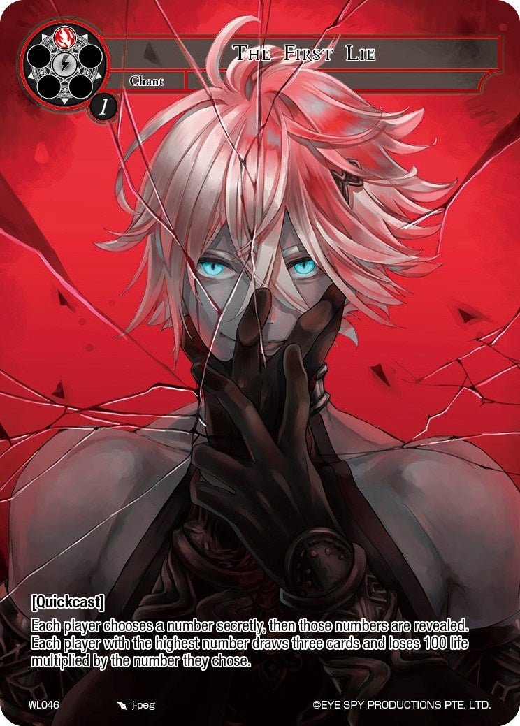 Image for The First Lie (Promo Cards) (WL046) - Force of Will