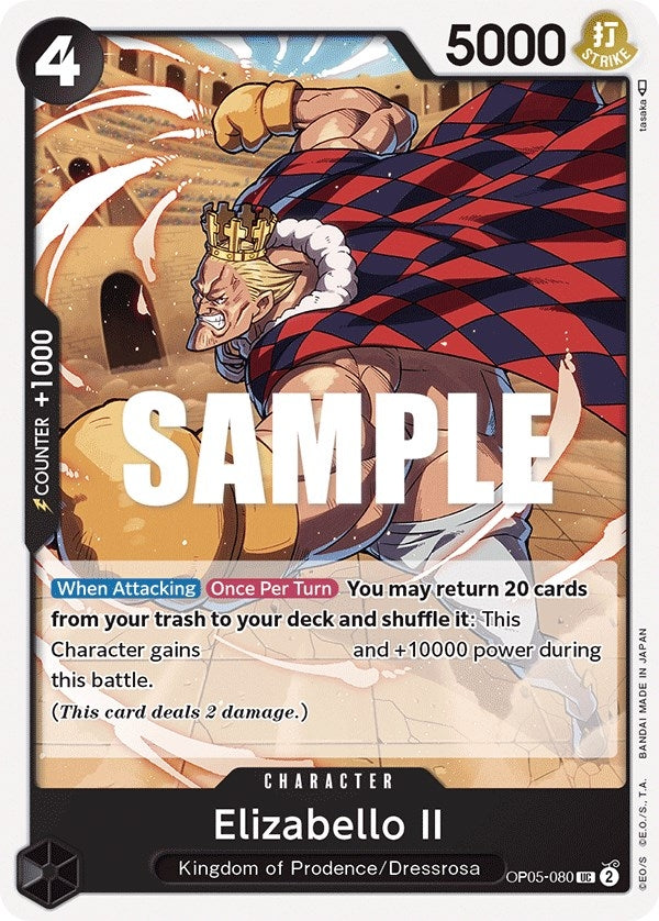 Image for Elizabello II (Awakening of the New Era) (OP05-080) - One Piece Card Game