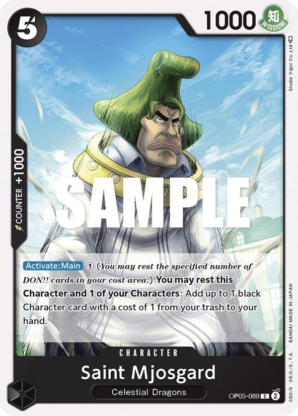 Image for Saint Mjosgard (Awakening of the New Era) (OP05-089) - One Piece Card Game