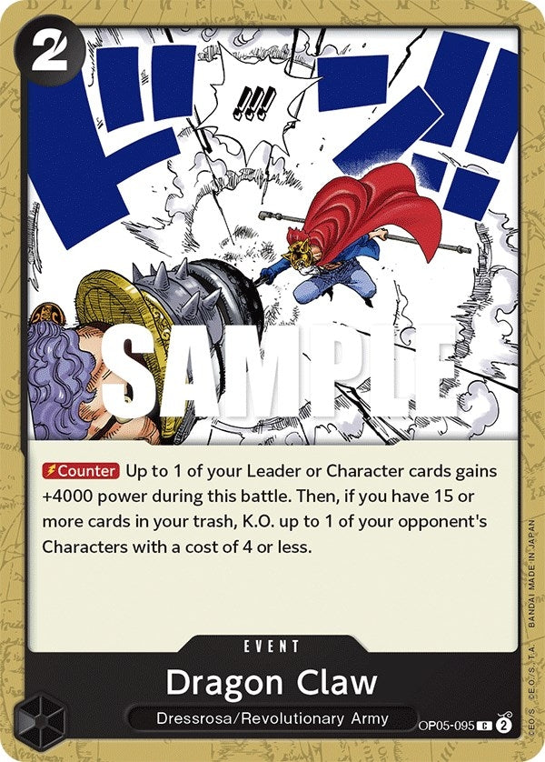 Image for Dragon Claw (Awakening of the New Era) (OP05-095) - One Piece Card Game