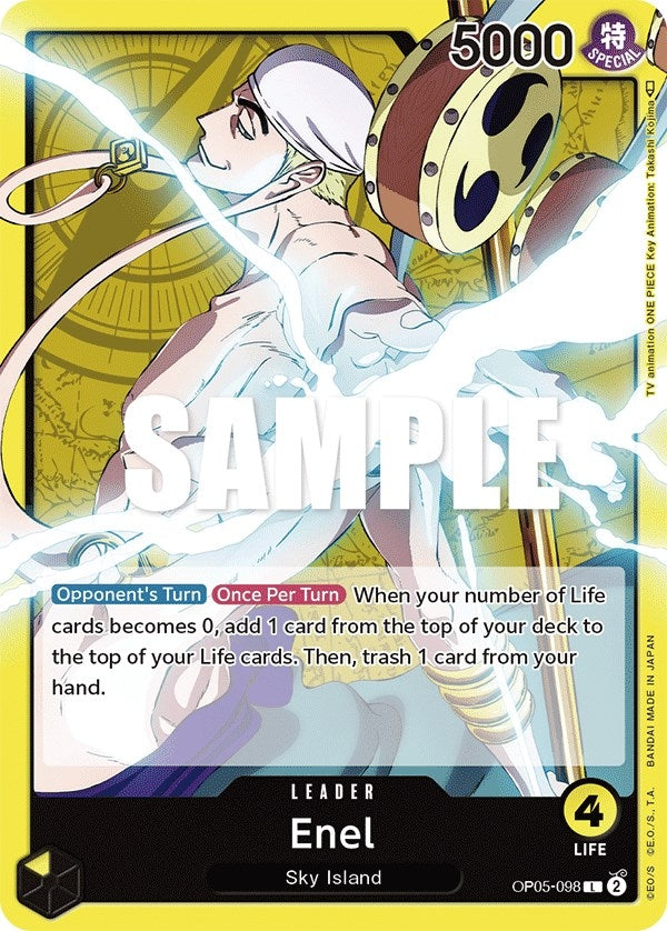 Image for Enel (098) (Awakening of the New Era) (OP05-098) - One Piece Card Game