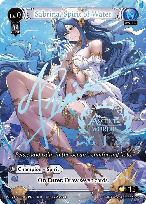 Image for Sabrina, Spirit of Water (Promotional Cards) (020) - Grand Archive TCG