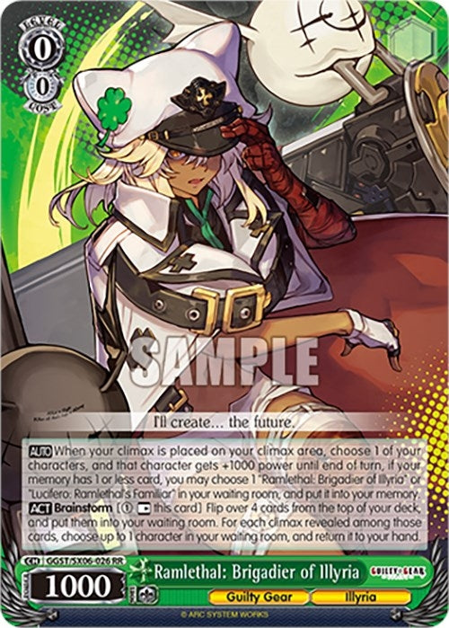 Image for Ramlethal: Brigadier of Illyria (Guilty Gear -Strive-) (GGST/SX06-026 RR) - Weiss Schwarz