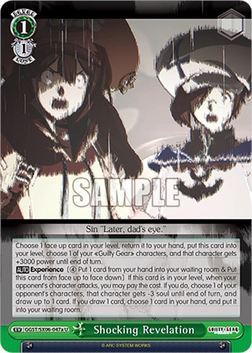 Image for Shocking Revelation (a) (Guilty Gear -Strive-) (GGST/SX06-047a U) - Weiss Schwarz