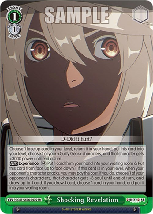 Image for Shocking Revelation (SR) (Guilty Gear -Strive-) (GGST/SX06-047S SR) - Weiss Schwarz