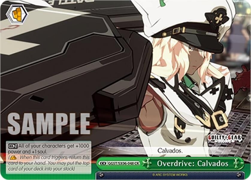 Image for Overdrive: Calvados (Guilty Gear -Strive-) (GGST/SX06-048 CR) - Weiss Schwarz