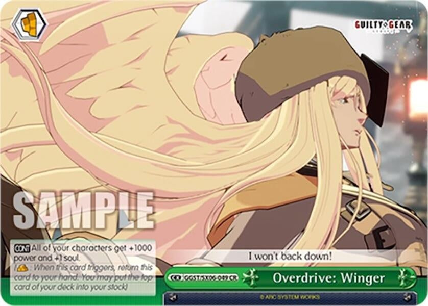 Image for Overdrive: Winger (Guilty Gear -Strive-) (GGST/SX06-049 CR) - Weiss Schwarz