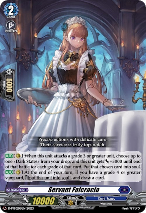 Image for Servant Falcracia (298) (D Promo Cards) (D-PR/298EN) - Cardfight Vanguard