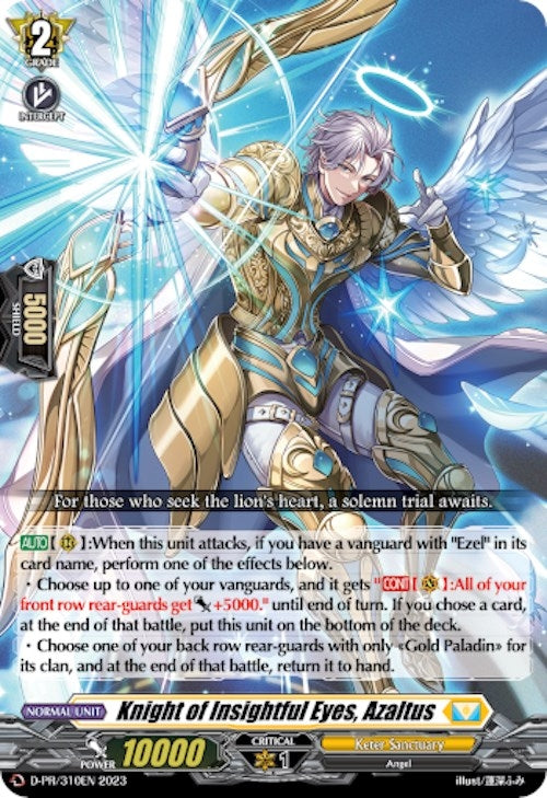 Image for Knight of Insightful Eyes, Azaltus (D Promo Cards) (D-PR/310EN) - Cardfight Vanguard