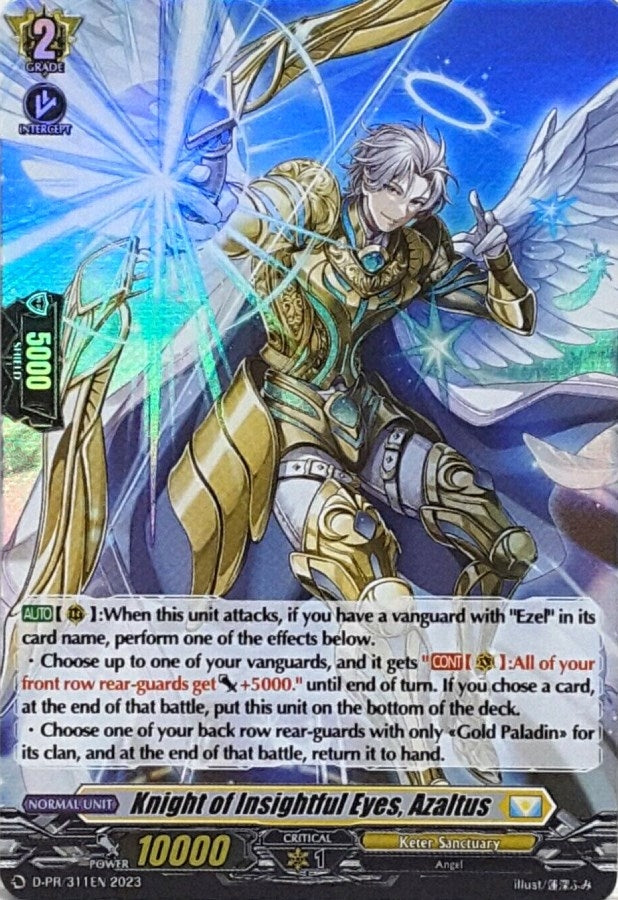 Image for Knight of Insightful Eyes, Azaltus (Foil) (D Promo Cards) (D-PR/311EN) - Cardfight Vanguard